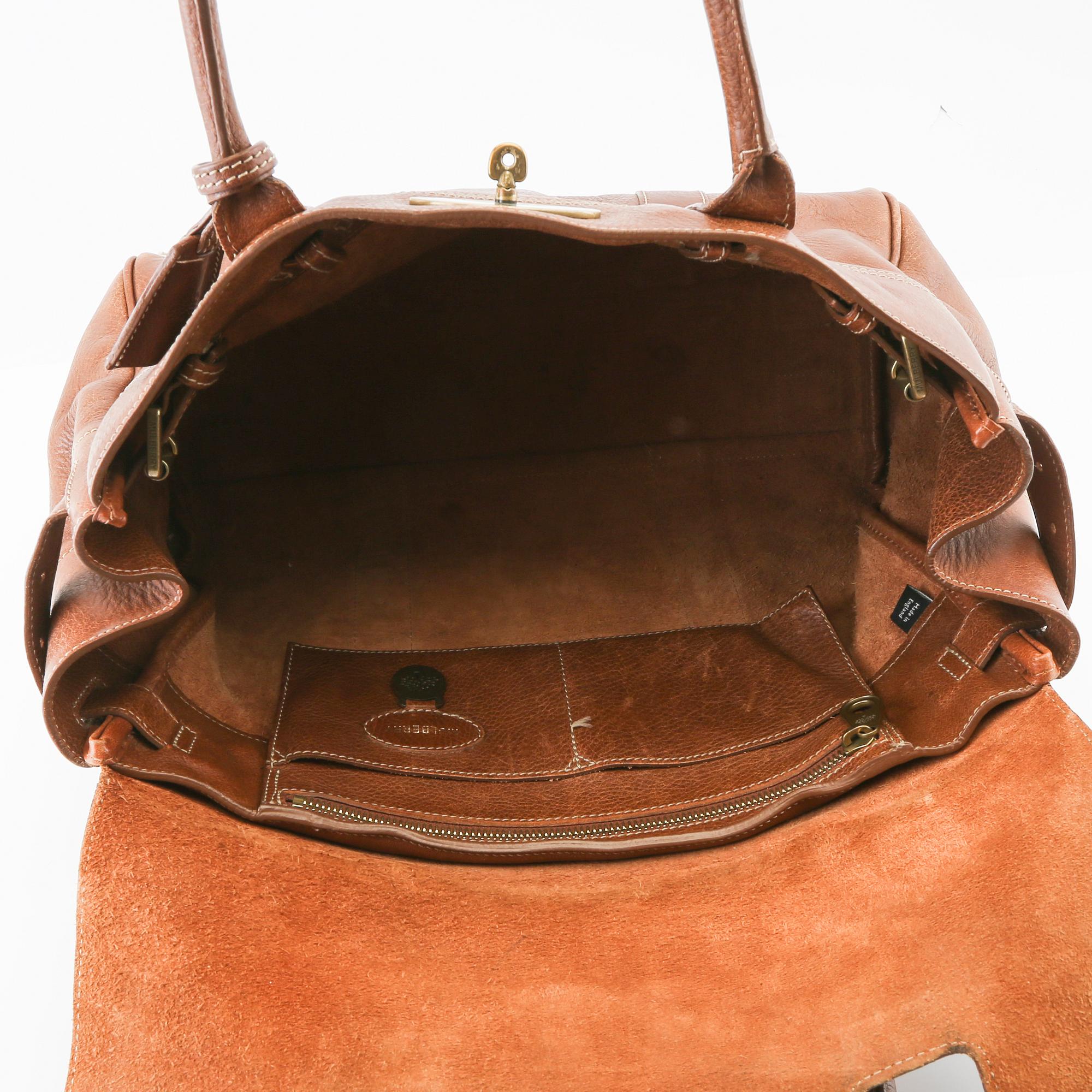 Mulberry "Bayswater" bag and wallet.