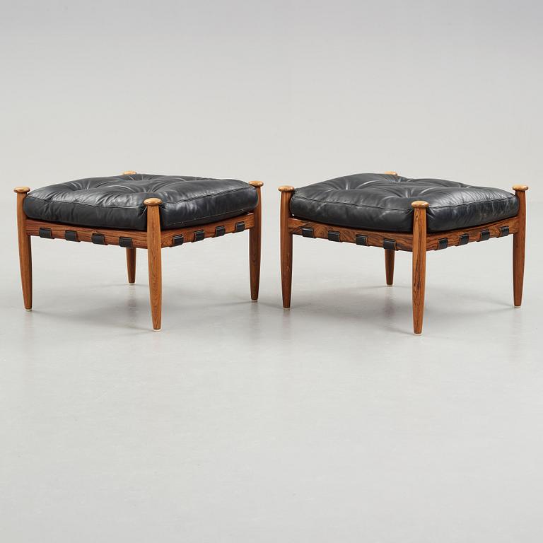 A pair of 'Amiral' easy chair by Eric Merthen.