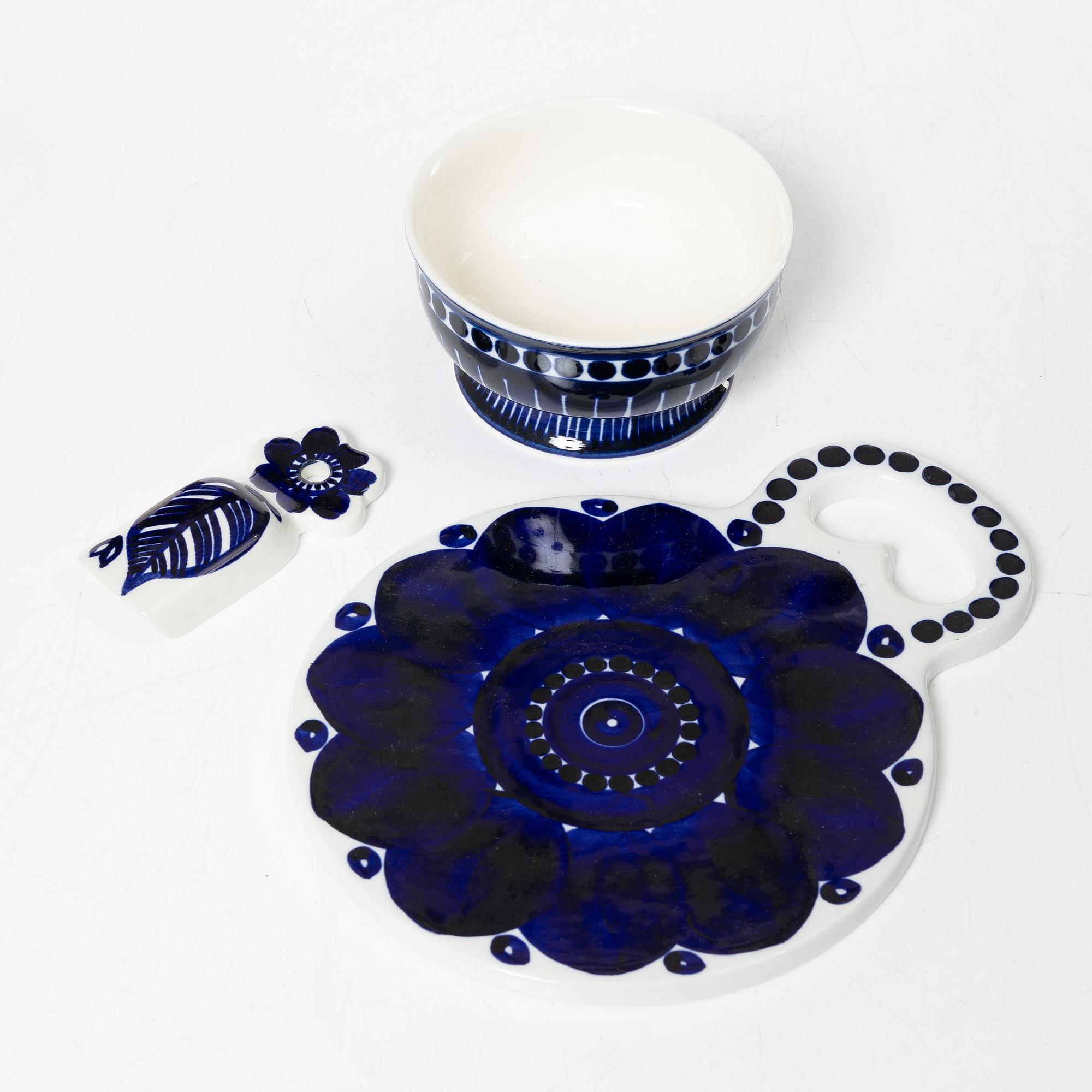 Ulla Procopé, mat- och teservis, 40 delar, porslin, "Valencia", Arabia, Finland.