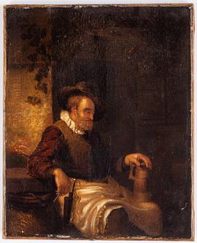 Quiringh Gerritsz van Brekelenkam, circle of, oil on canvas.