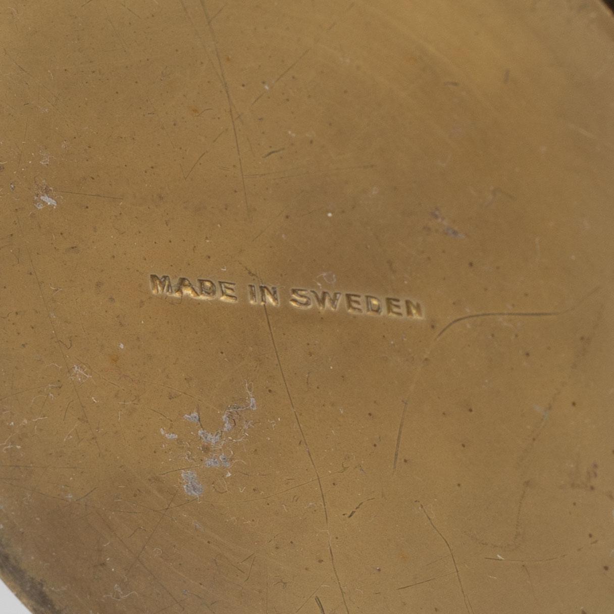 Ivar Ålenius-Björk, ljusstakar, 4 st, bl a "Liljan", Ystad Metall, 1900-talets mitt.