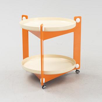 Luigi Massoni, a plastic tray table, Guzzini, Italy.