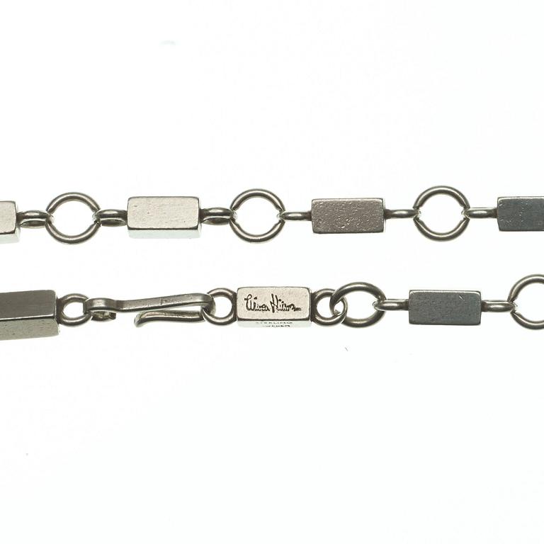 A Wiwen Nilsson sterling necklace, Lund 1945.