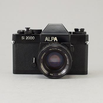 A black body ALPA Si 2000 camera no 703793 with Multi-coated Auto-Alpa 1:7/50 mm.