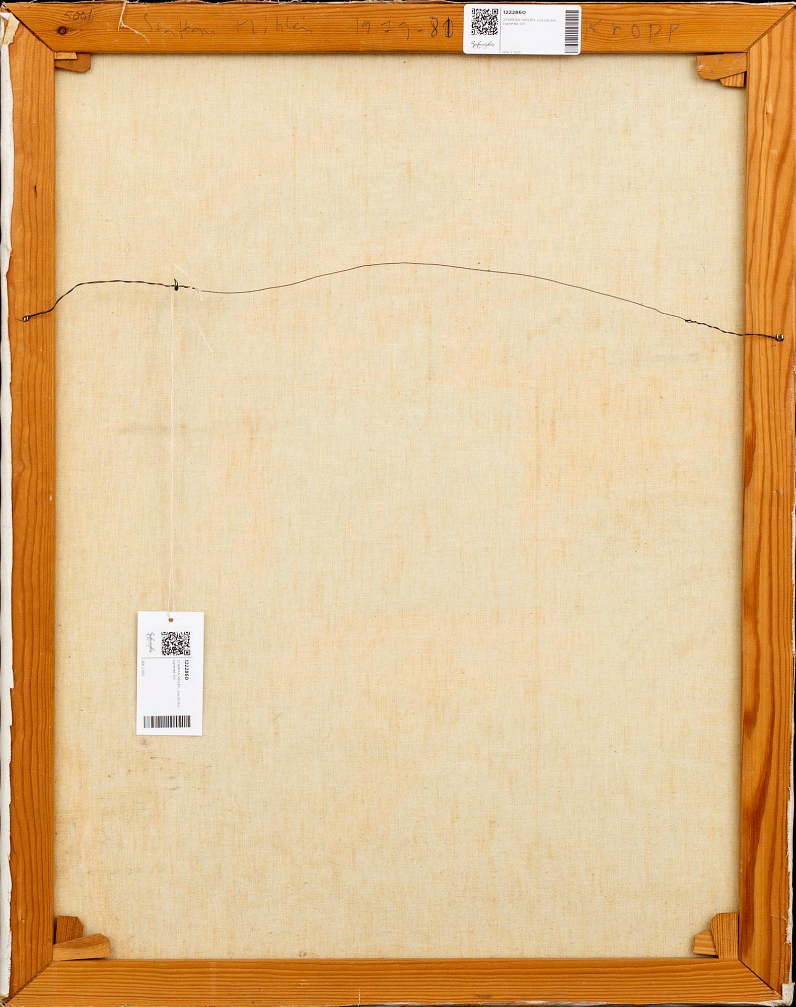 STAFFAN NIHLÉN, olja på duk, signerad.