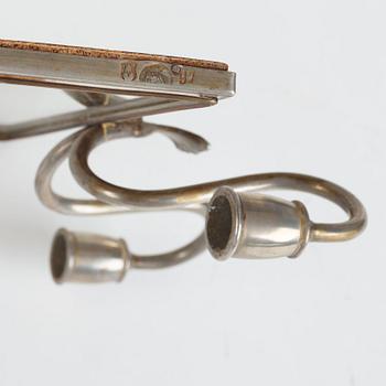 Nils Fougstedt, sannolikt, ett par spegellampetter, Firma Svenskt Tenn 1925.