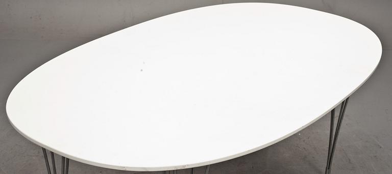 BORD, "Superellips", Bruno Mathsson och Piet Hein för Bruno Mathsson International, licenstillverkat av Fritz Hansen.