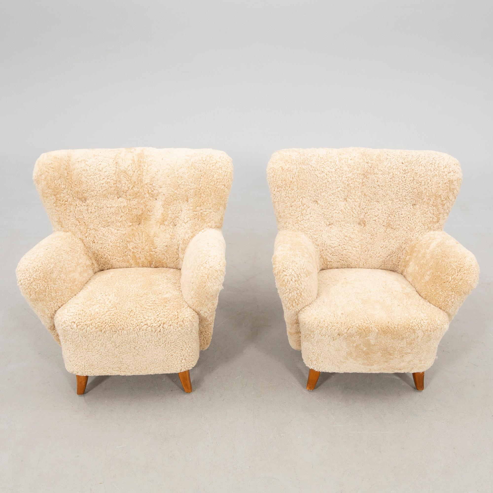 Ilmari Lappalainen, fåtöljer ett par 1940/50-tal Finland.