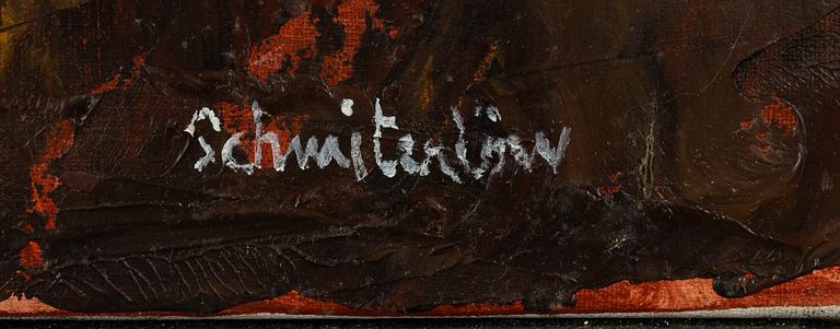 Bertram Schmiterlöw, oil on canvas, signed.