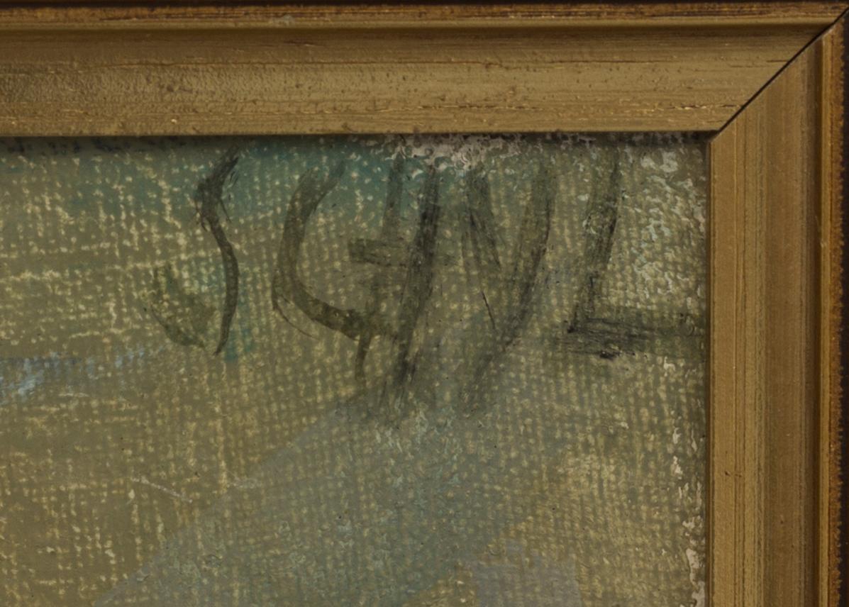 JULES SCHYL, olja på duk signerad.