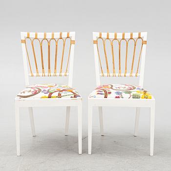 Josef Frank, eight model 1165 chairs, Firma Svenskt Tenn, Sweden.