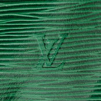 LOUIS VUITTON, a green epi leather shoulderbag, "Petite Noé".