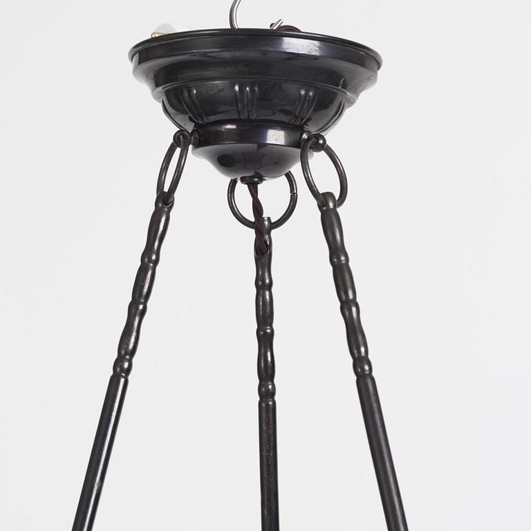 Harald Notini, ceiling lamp, model "5873", Arvid Böhlmarks Lampfabrik, 1920s.