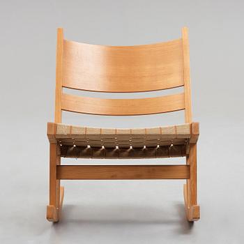 HANS J WEGNER, a rocking chair, model "GE674" for Getama, Denmark.