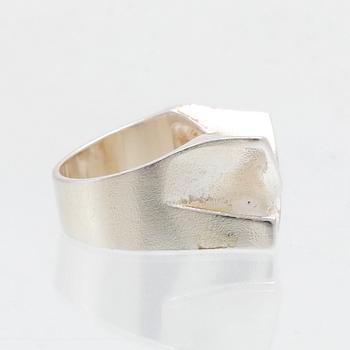 Björn Weckström, ring silver "Sirene", Lapponia 1974.