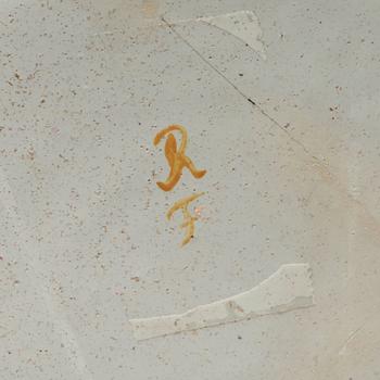 SOPPTALLRIKAR, ett par, fajans. Reval, 1700-tal.
