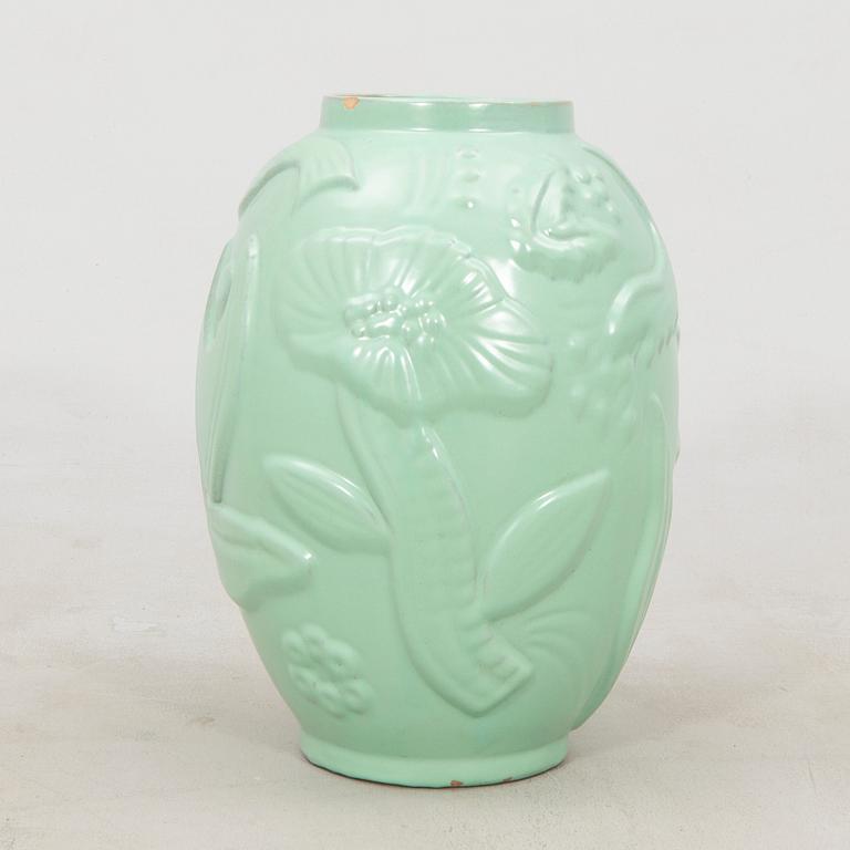 Anna-Lisa Thomson, floor vase Uppsala Ekeby mid-20th century earthenware.
