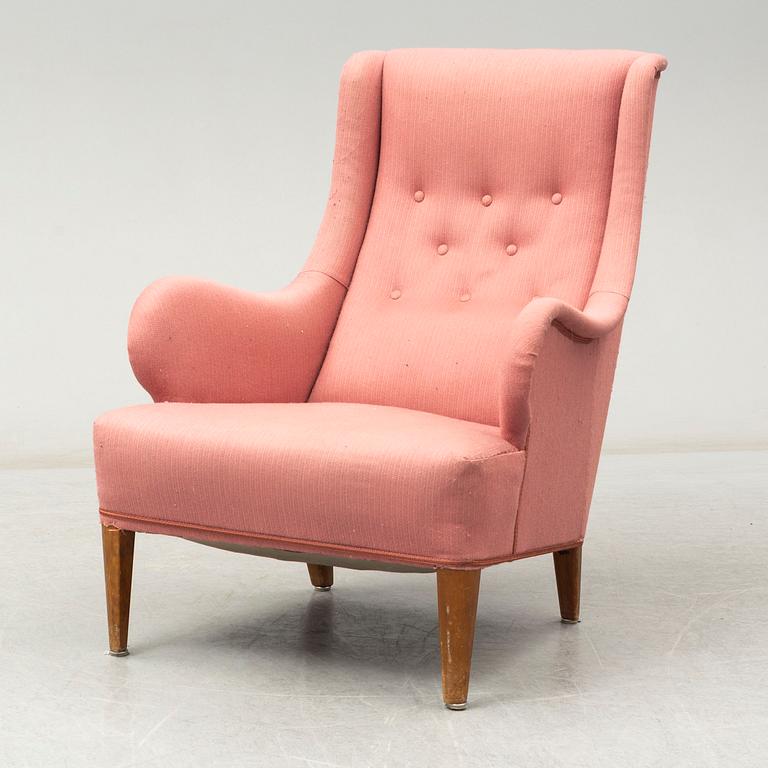 An 'Oscar' easy chair by Carl Malmsten.