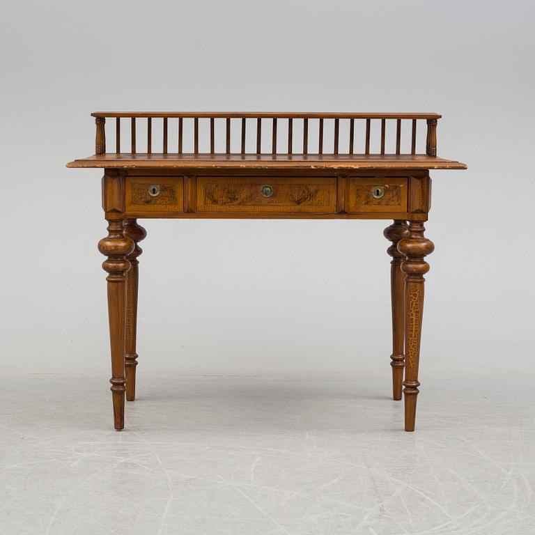 A late 19th century writing desk.