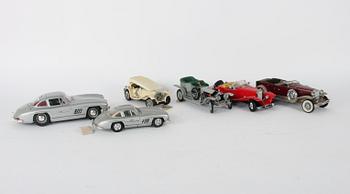 MODELLBILAR, 6 st, Franklin Mint.