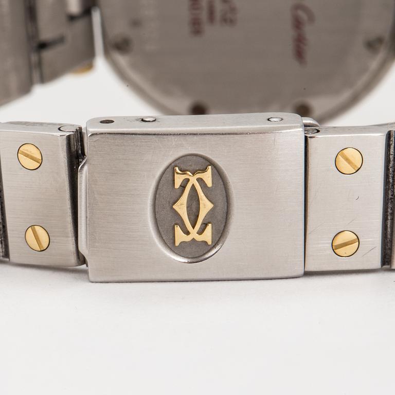 CARTIER, Santos Ronde, wristwatch, 28 mm,