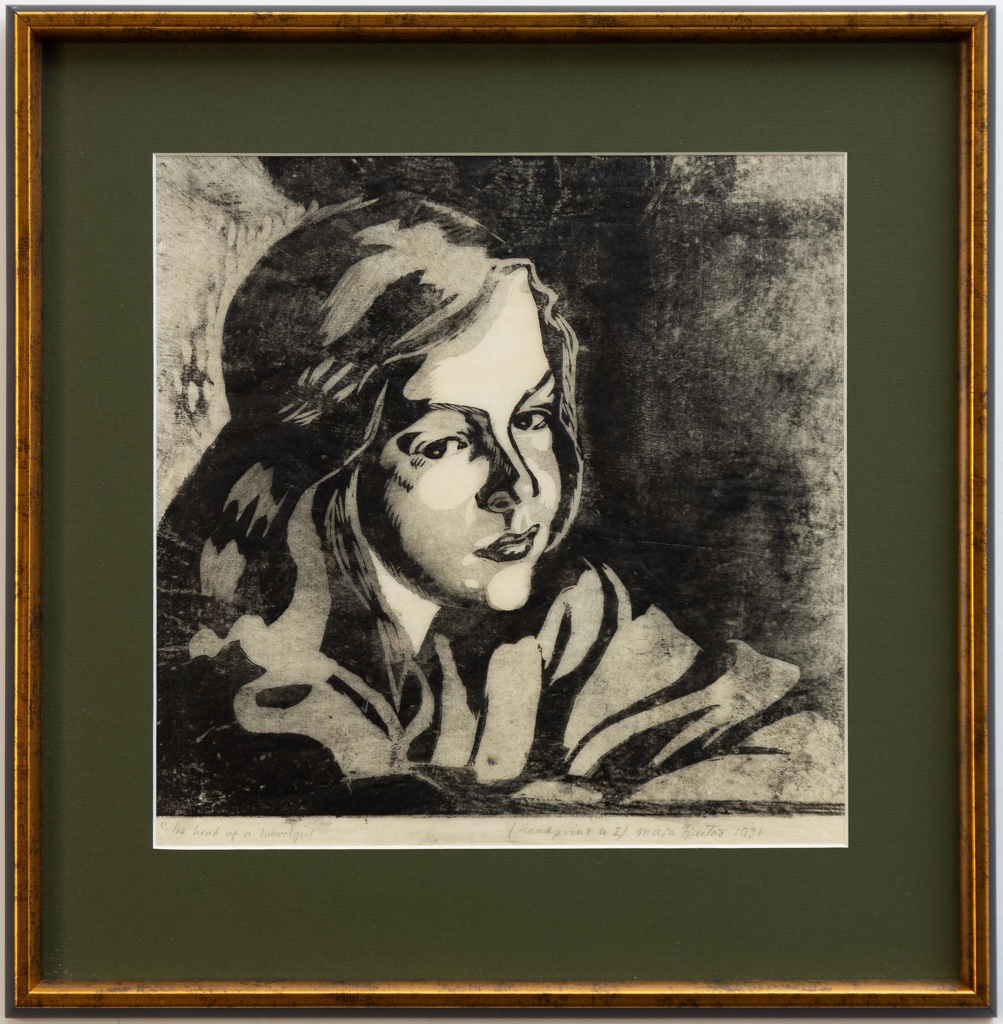 Maja Fjaestad, "The Head of a Schoolgirl".