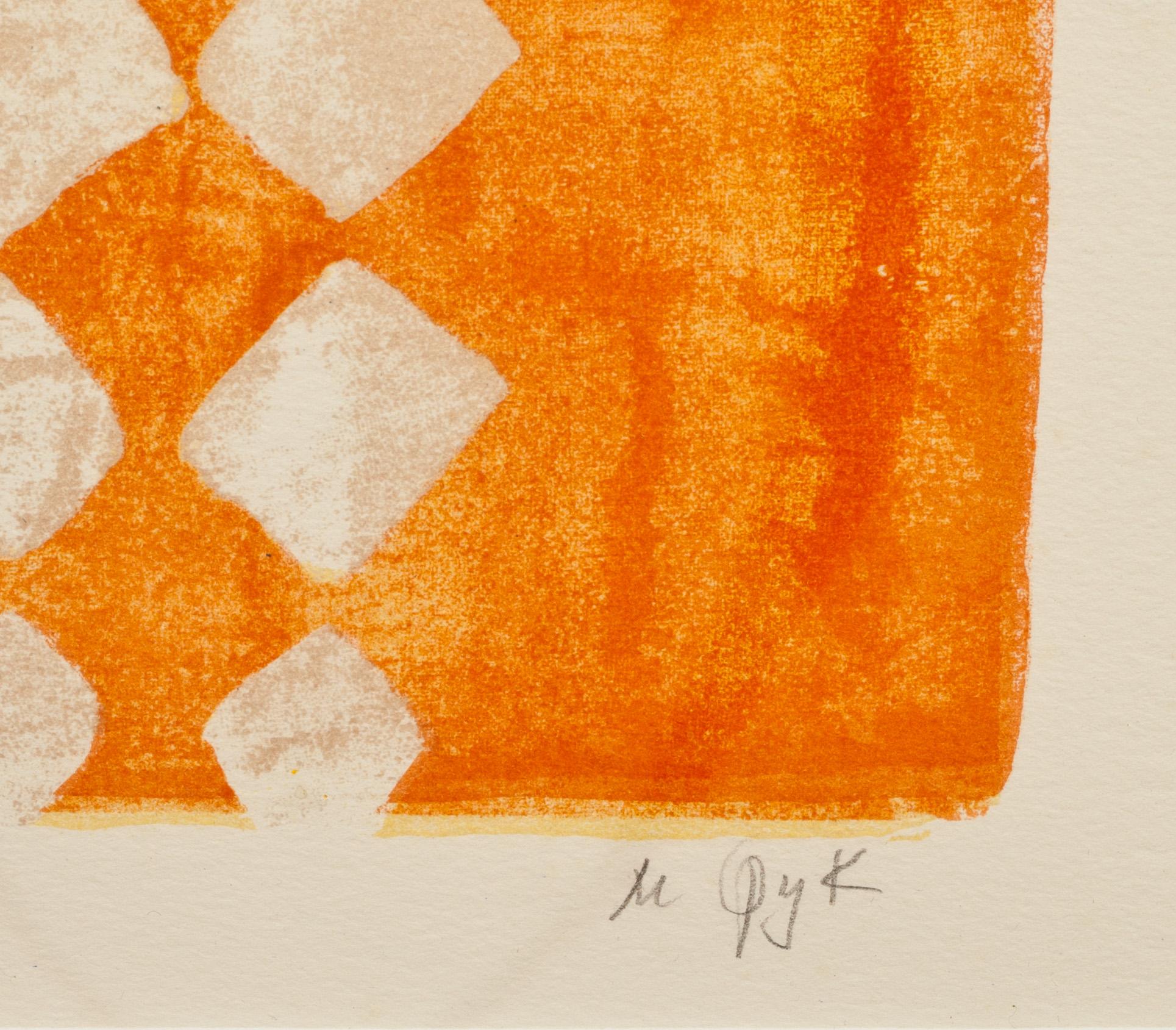 MADELEINE PYK, färglitografi, sign och numr 2052/5000.