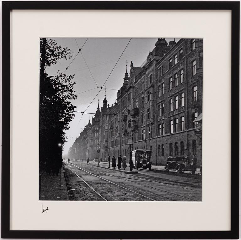 Åke Lange, "Buss 70 Strandvägen 1930-talet".