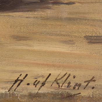 HILMA AF KLINT, olja på duk, signerad.