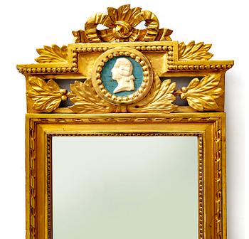 Spegel, Gustaviansk stil, 1900-talets mitt.
