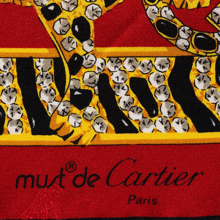 Cartier, a 'Savane Africaine' scarf.