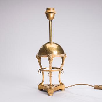 BORDSLAMPA, empirestil, 1800- och 1900-tal.