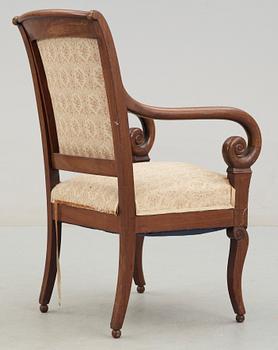 KARMSTOL, senempire, 1800-talets mitt.