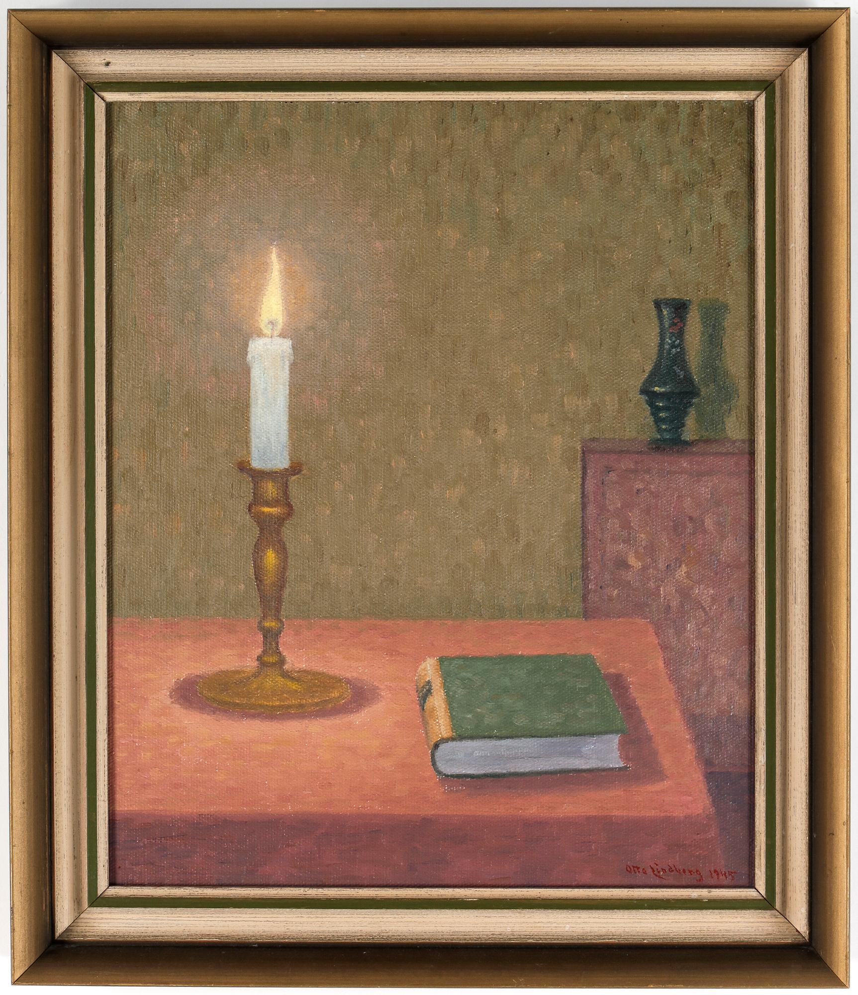 OTTO LINDBERG, olja på duk, signerad och daterad 1945.