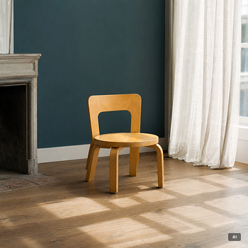 Alvar Aalto, barnstolar, 4 st, Artek, Finland.