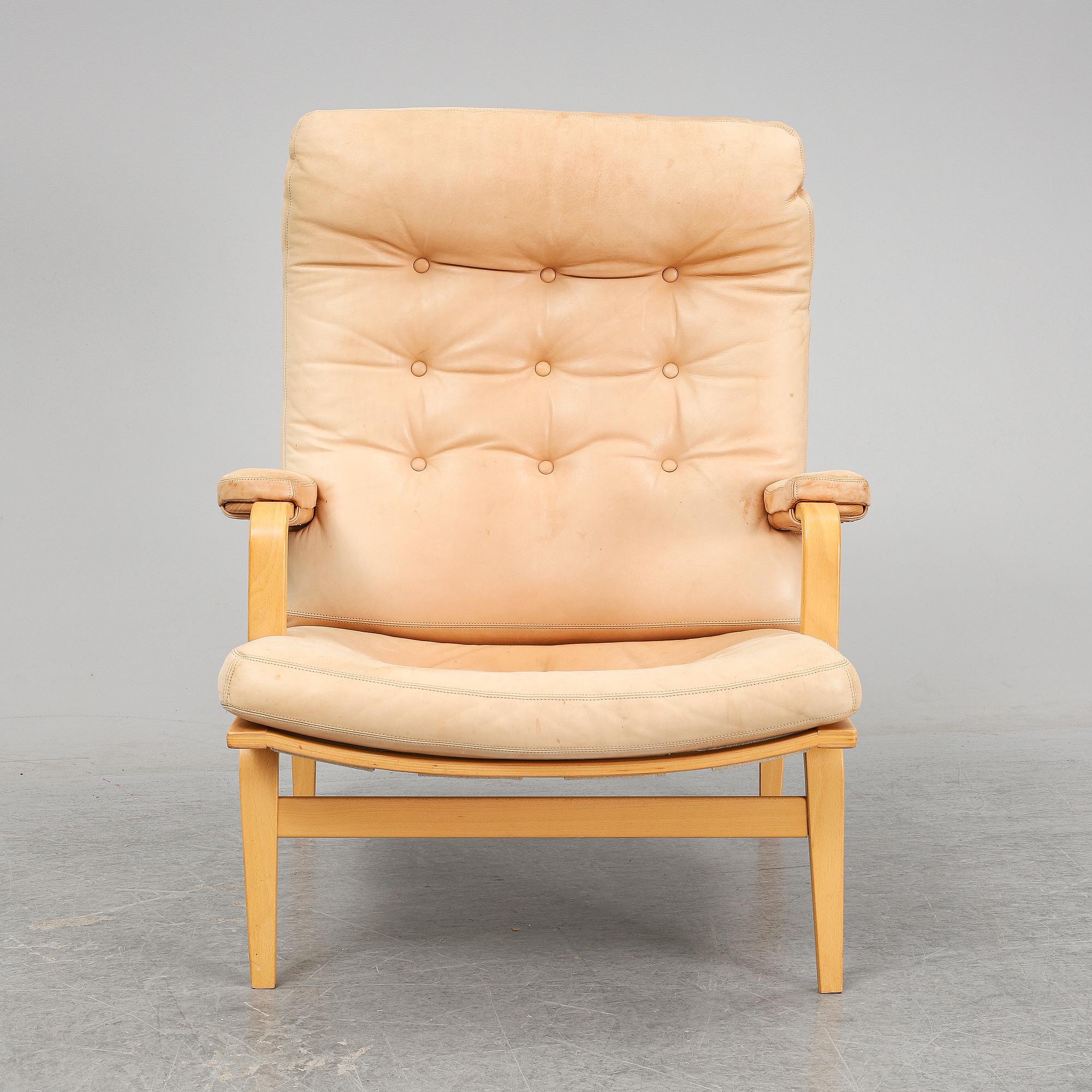 BRUNO MATHSSON, 'Ingrid high' easy chair, DUX.