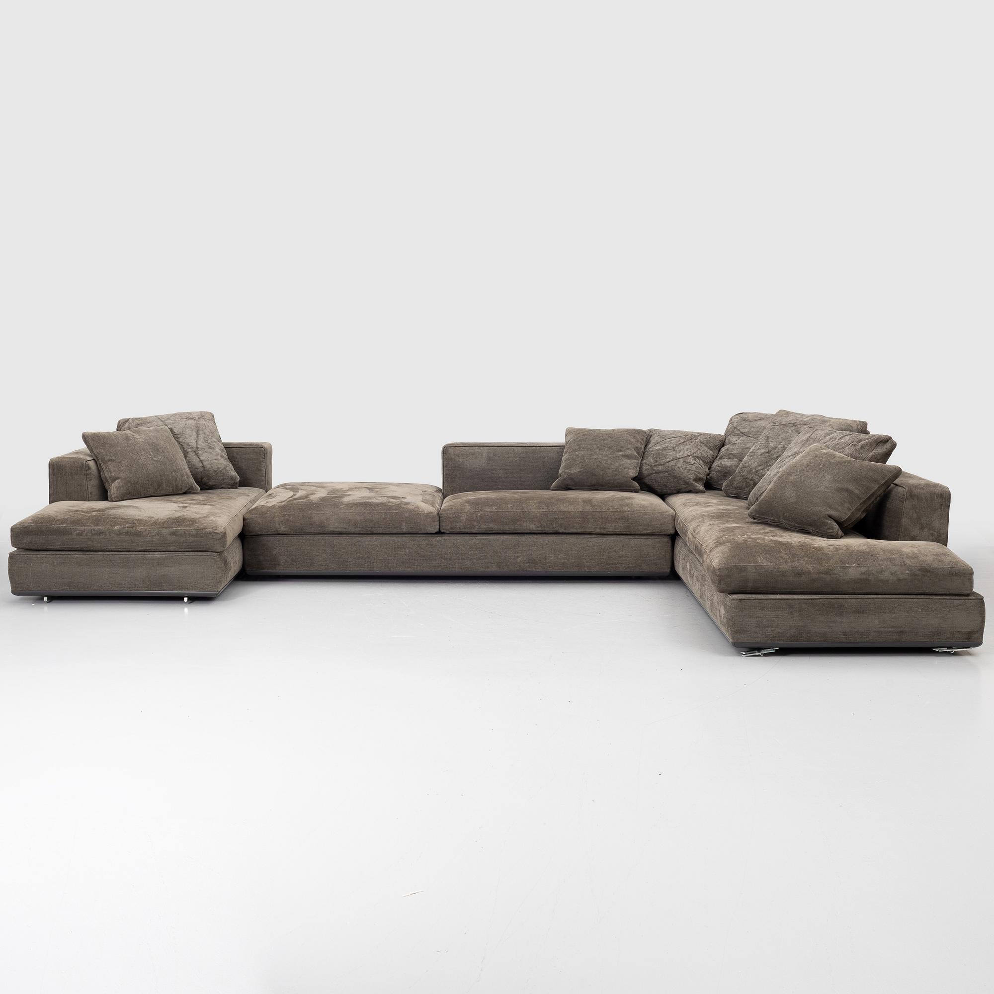 Minotti, soffa, samtida.