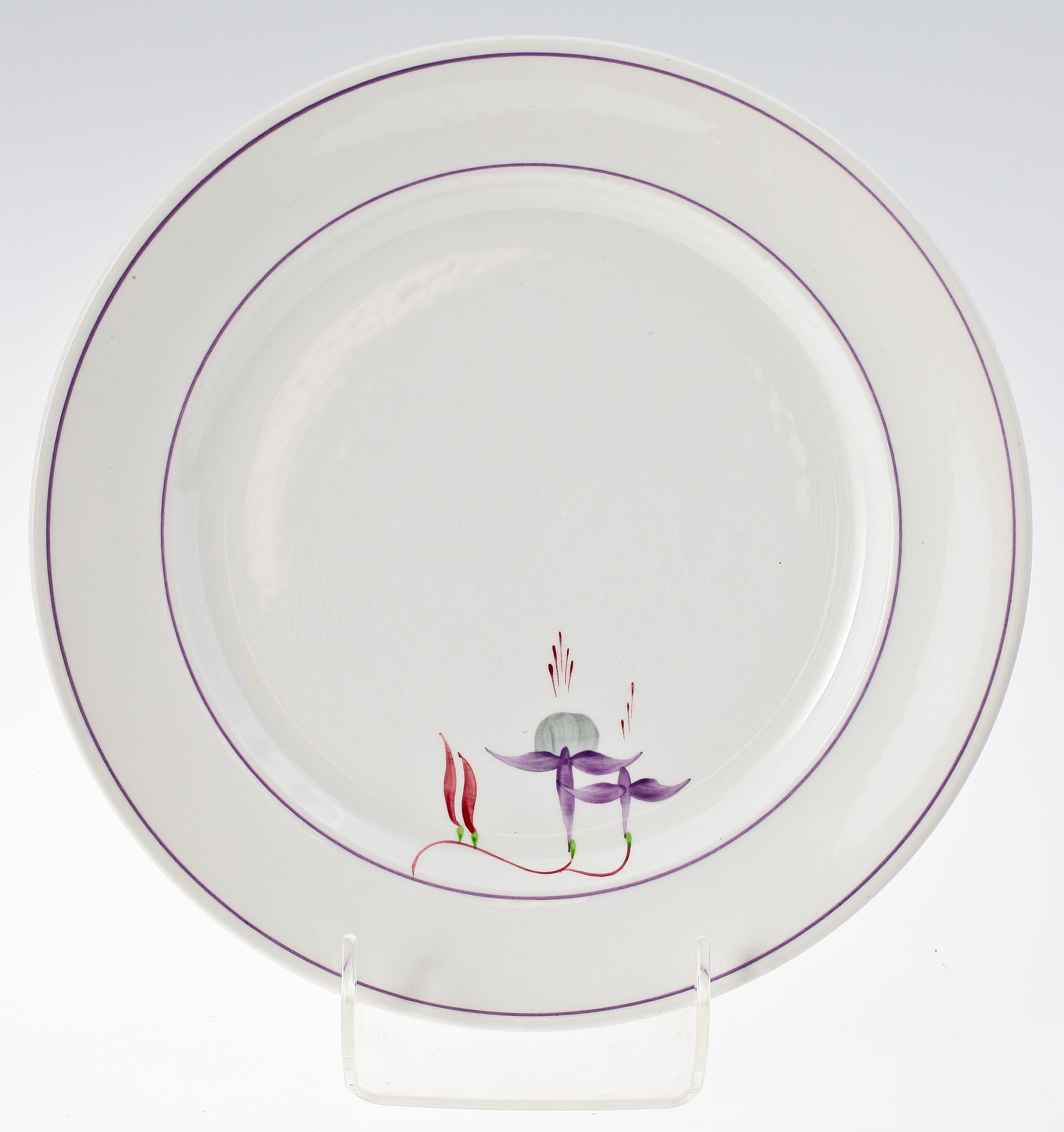 SERVISDELAR, 49 st, porslin, "Poem", design Ulrica Hydman Vallien, Rörstrand.