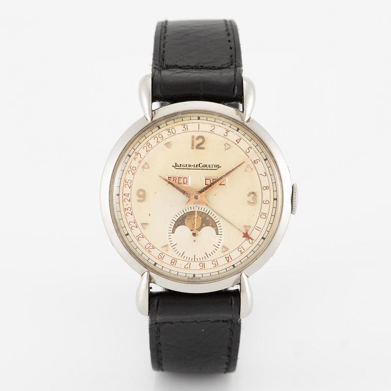 Jaeger-LeCoultre, "Triple Swedish Calendar Moonphase", armbandsur, 35 mm.