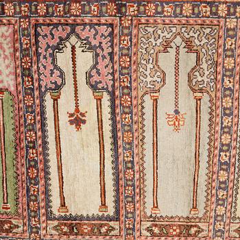 A Kayseri saff, old, ca 232 x 87 cm.
