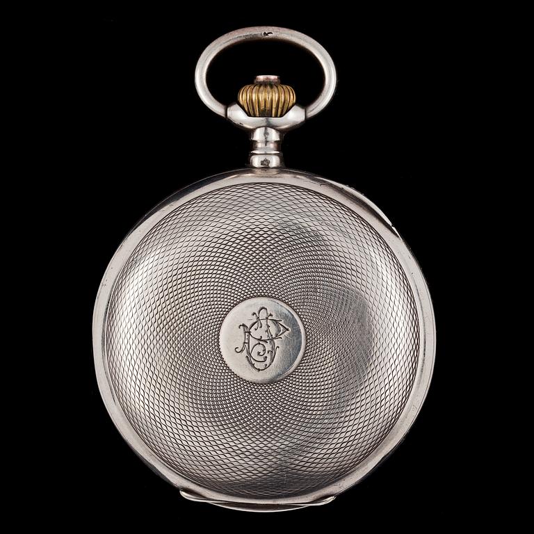 FICKUR, Omega, kronograf. Ca 1900.