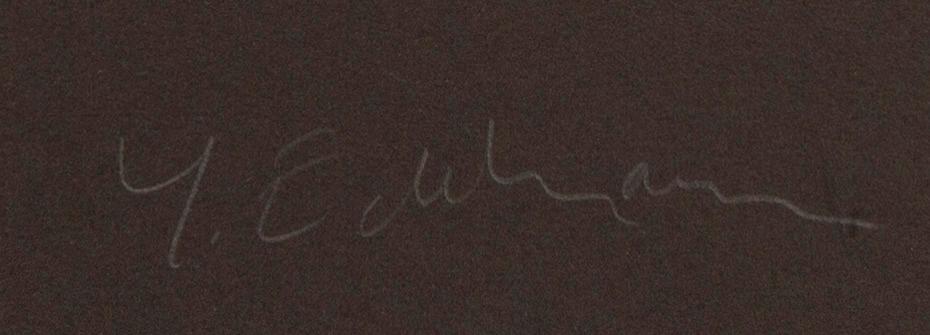 Yrjö Edelmann, a signed color lithograph.