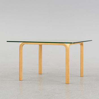 A model Y 805 glass and birch coffee table by Alvar Aalto, second half of  the 20th Century.