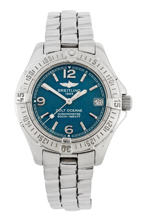 Breitling - Colt Ocean. Quartz. Stål/stål. 34mm. Boett nr. 
4010161. Ref. A77350.