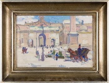 Santeri Salokivi, Vy från Rom.