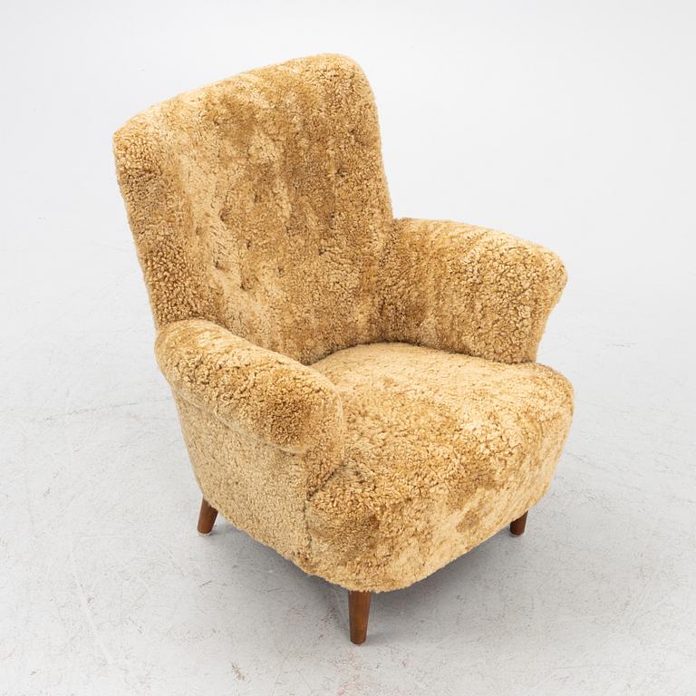 Carl Malmsten, armchair, "Hemmakväll", second half of the 20th century.