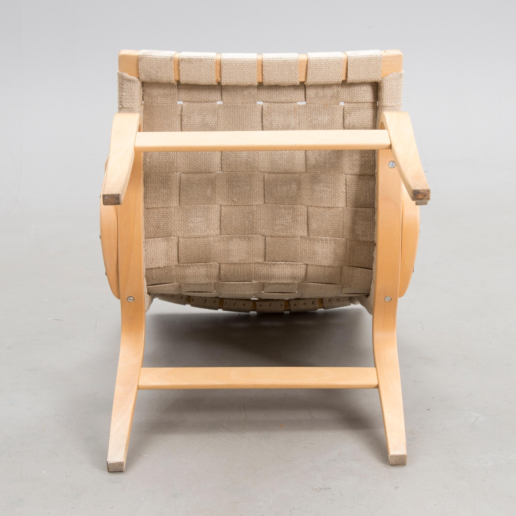 A "Eva" model 41 easy chair by Bruno Mathsson, Dux, Sweden. The latter half of the 20th Century.