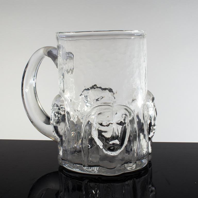 ERIK HÖGLUND, ölglas, 6 st, 1950/60-tal.