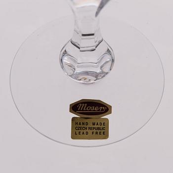 A 23 piece Moser "Lady Hamilton" glassware set from the 1980s and 1990s, Czechoslovakia and  Czech Republic.