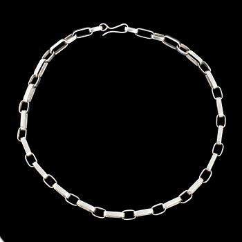 COLLIER, silver. Sven Erik Högberg, Göteborg 1970. Vikt ca 59 g.